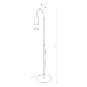 Podna lampa M 8935 Eye flex Nowodvorski