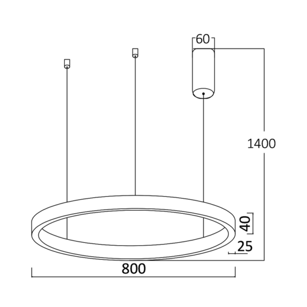 Visilica Lina Bh16-09280 WH