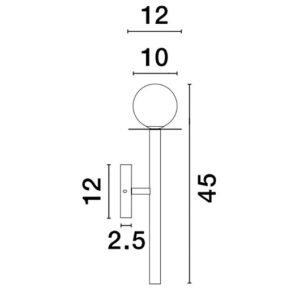 PIELO zidna lampa NOVA LUCE 9043310
