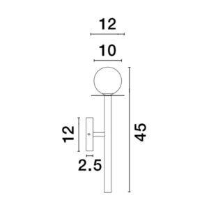 PIELO zidna lampa NOVA LUCE  9043315