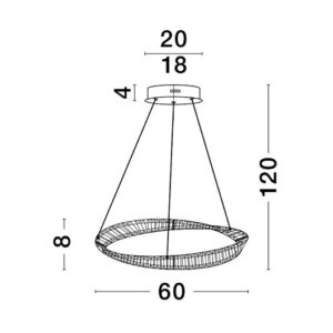 AURELIA luster NOVA LUCE 9333061 AURELIA luster NOVA LUCE 9333061