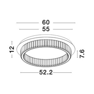 AURELIA plafonjera NOVA LUCE 9333072