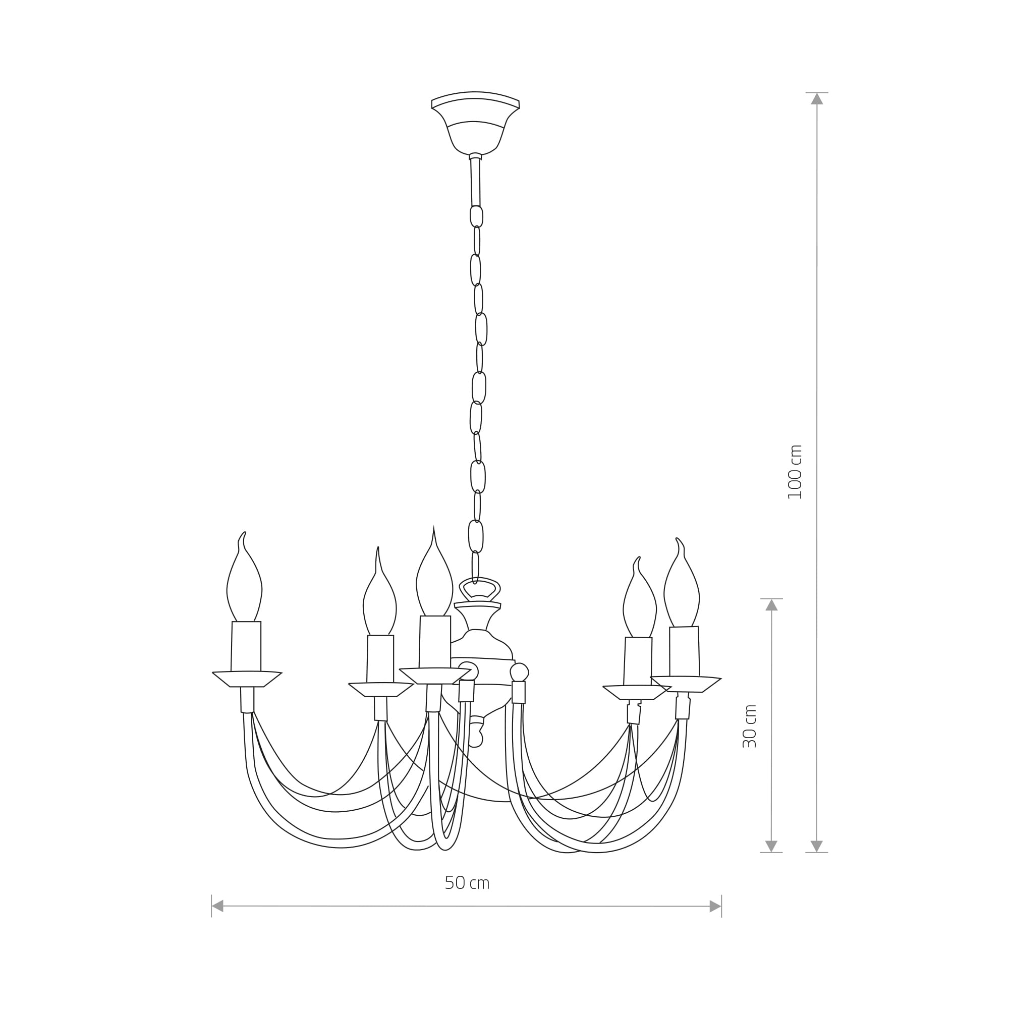 Luster ARES V pendant Luster ARES V pendant