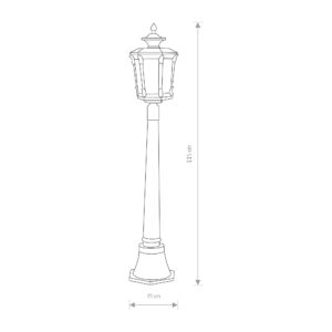 Nowodvorski Stubna lampa fenjer AMUR I floor lamp