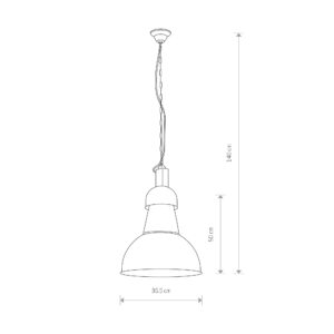 Nowodvorski HIGH-BAY BLACK I pendant