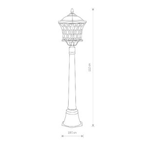 Nowodvorski Stubna lampa fenjer TAY I floor lamp