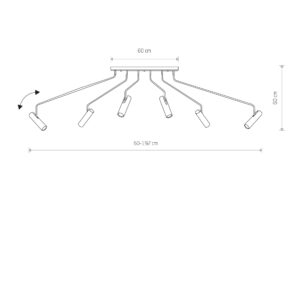 Nowodvorski Spot lampe EYE SUPER BLACK VI pendant