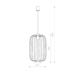 Nowodvorski CAGE BLACK I pendant