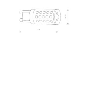 Nowodvorski BULB G9 LED 4W, 4000K