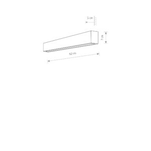 Nowodvorski STRAIGHT WALL LED BLACK S
