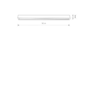 Nowodvorski Plafonjera STRAIGHT LED BLACK CEILING 90