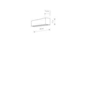 Nowodvorski STRAIGHT WALL BLACK XS