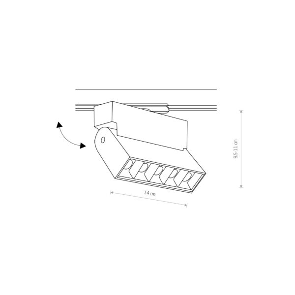 Nowodvorski PROFILE FOCUS LED WH 3000K