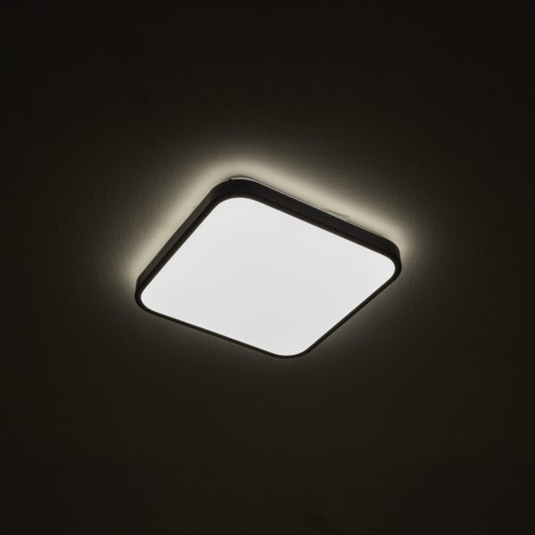 Nowodvorski AGNES SQUARE LED PRO BLACK 16W 3000K IP44