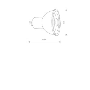 Nowodvorski REFLECTOR LED, GU10, R50, 7W, 4000K, ANGLE 50, WHITE DIMMABLE