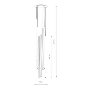 Nowodvorski LASER SOLID BRASS VII 1000