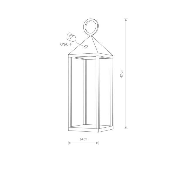 Nowodvorski PICNIC LED GRAPHITE