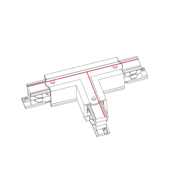 Nowodvorski CTLS POWER T CONNECTOR LEFT 1 BLACK (T-L1)