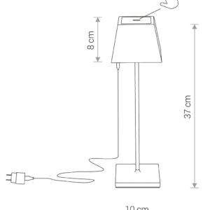 Nowodvorski MAHE LED BLACK