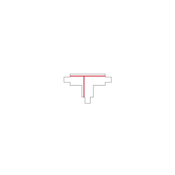 Nowodvorski CTLS RECESSED POWER T CONNECTOR, RIGHT 2 (T-R2) WHITE