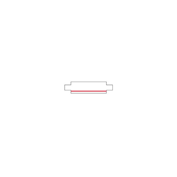 Nowodvorski CTLS RECESSED POWER STRAIGHT CONNECTOR WHITE