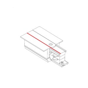 Nowodvorski CTLS RECESSED POWER END CAP RIGHT ( PE-R ) WHITE