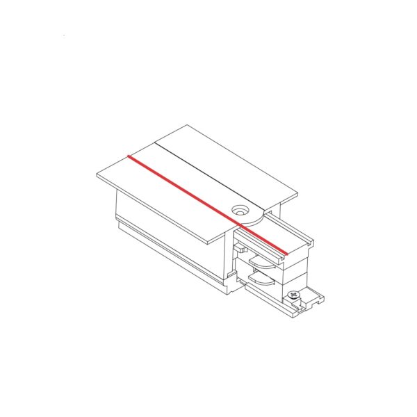 Nowodvorski CTLS RECESSED POWER END CAP RIGHT ( PE-R ) WHITE