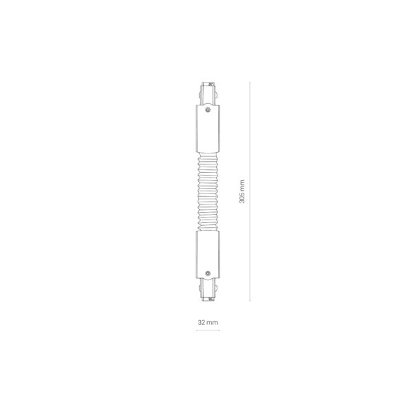 Nowodvorski CTLS POWER FLEX CONNECTOR WHITE