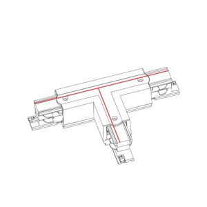 Nowodvorski CTLS POWER T CONNECTOR RIGHT 2 BLACK ( T-R2)