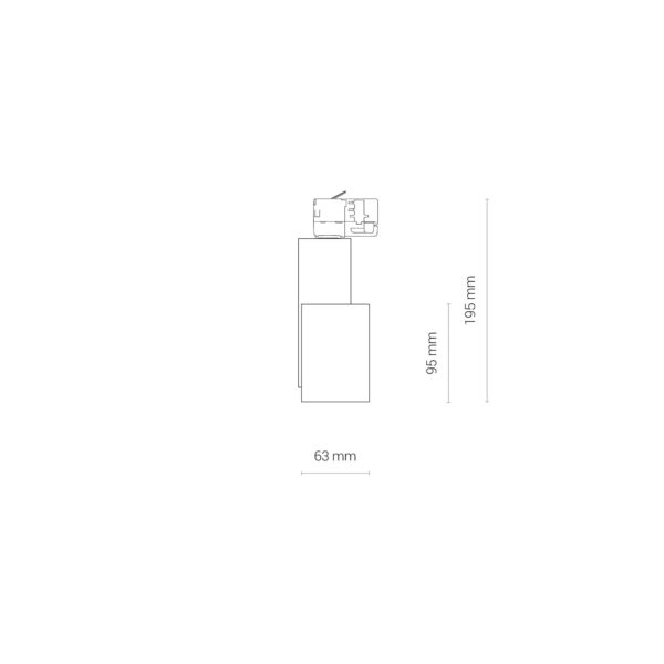 Nowodvorski CTLS NEA LED WHITE 20W, 4000K