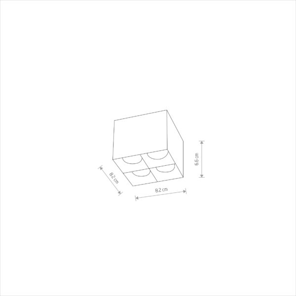 Nowodvorski Spot lampe MIDI LED WHITE 16W 3000K