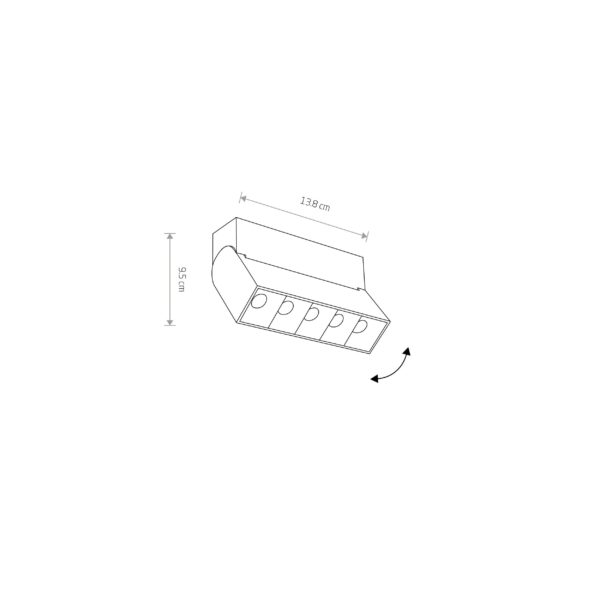 Nowodvorski Spot lampe FOCUS MINI LED WHITE 10W 3000K