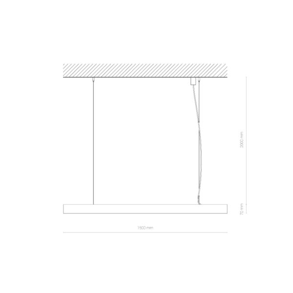 Nowodvorski CL OFFICE PRO LED 150 BLACK 3000K