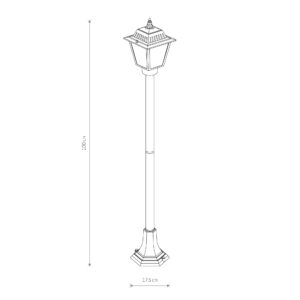 Nowodvorski Stubna lampa fenjer ANA BL FL 100