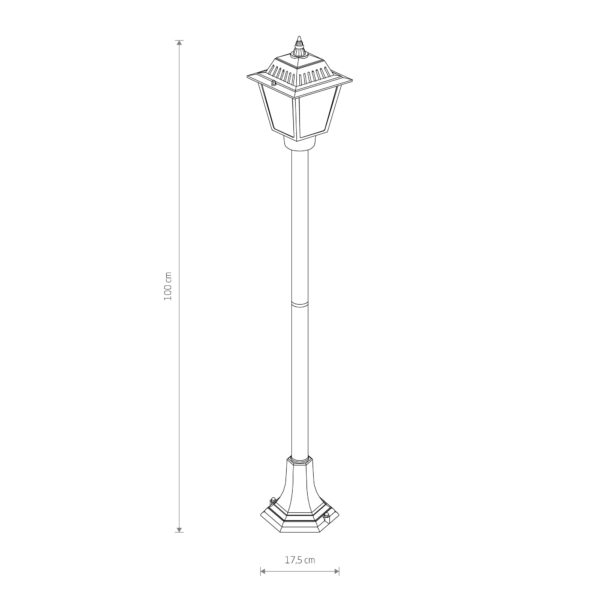 Nowodvorski Stubna lampa fenjer ANA BL FL 100