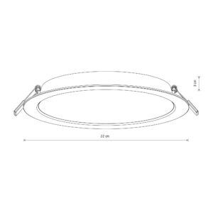 Nowodvorski MYKONOS LED 24W, 3000K, WH