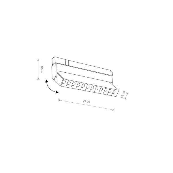 Nowodvorski LVM FOCUS OUT LED 9W 4000K