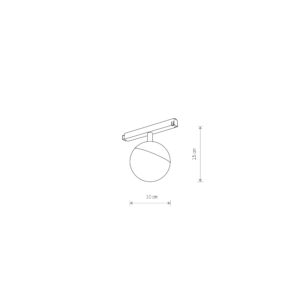 Nowodvorski LVM LID LED 8W wall lamp 4000K