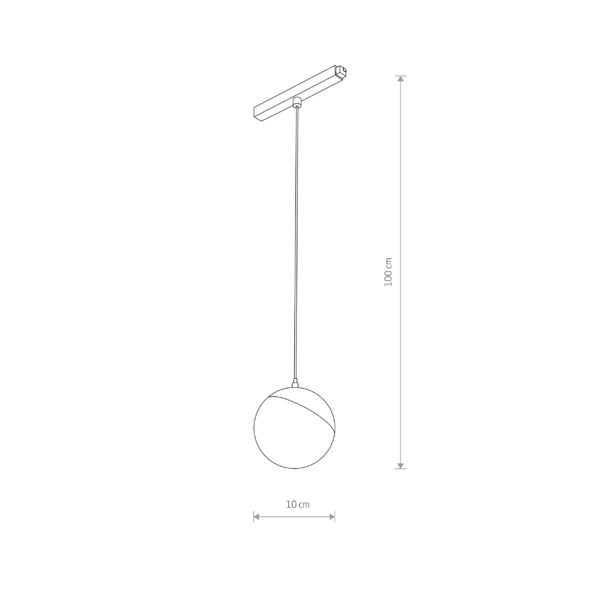Nowodvorski LVM LID LED 8W pendant 4000K