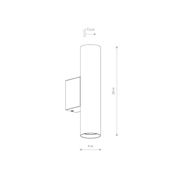 Nowodvorski FOURTY WALL M UMBRA GRAY