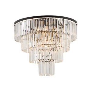 Nowodvorski Plafonjera CRISTAL BLACK L