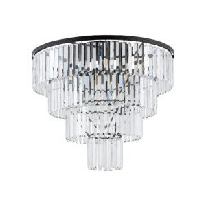 Nowodvorski Plafonjera CRISTAL BLACK L