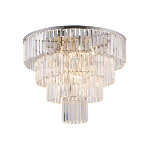 Nowodvorski Plafonjera CRISTAL SILVER L