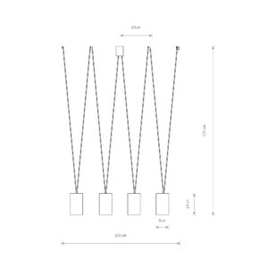 Nowodvorski MORE TONE IV BLACK/GOLD Nowodvorski MORE TONE IV BLACK/GOLD