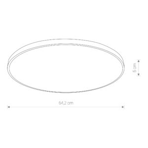 Nowodvorski Plafonjera AGNES ROUND LED WHITE 64W 3000K IP44