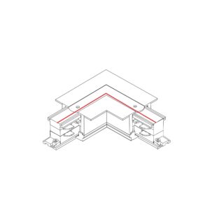 Nowodvorski CTLS RECESSED POWER L CONNECTOR, RIGHT (L-R) BLACK