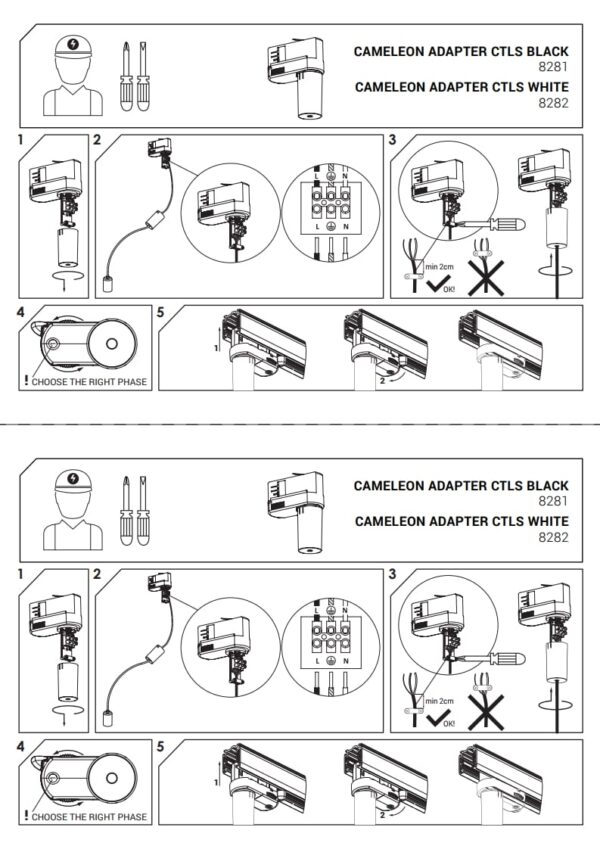 Nowodvorski CAMELEON ADAPTER CTLS BLACK