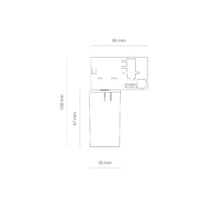 Nowodvorski CAMELEON ADAPTER CTLS WHITE