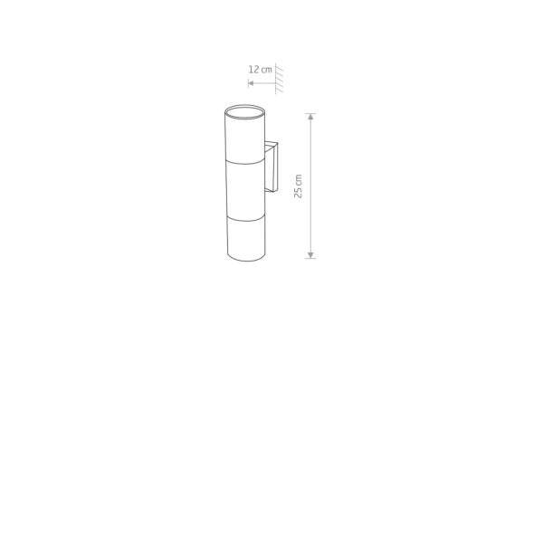 Nowodvorski Zidna lampa EXE BLACK II wall lamp