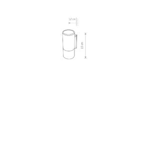 Nowodvorski Zidna spot lampa EXE BLACK I wall lamp